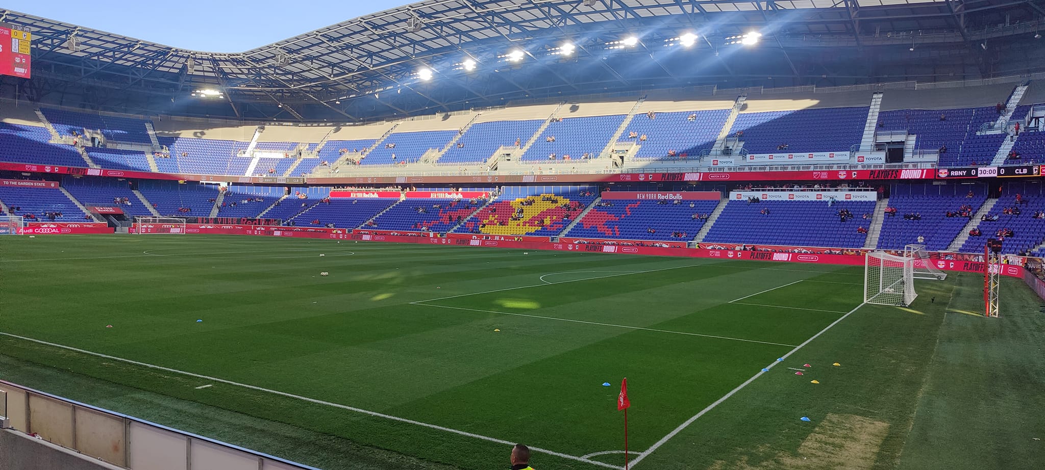 Sports Illustrated Stadium before hosting a Red Bull New York match.