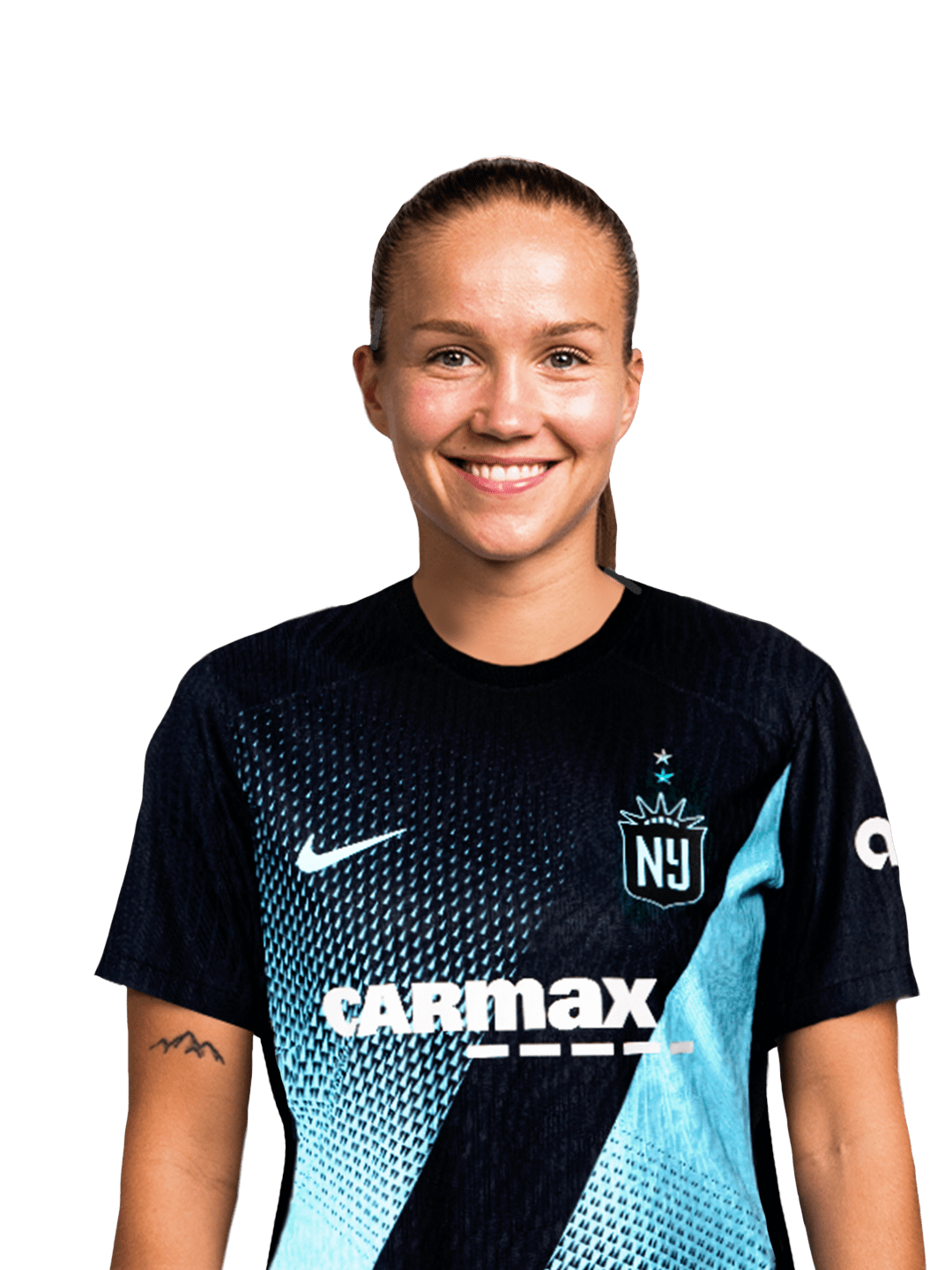 Gotham FC winger Guro Reiten poses for a portrait.