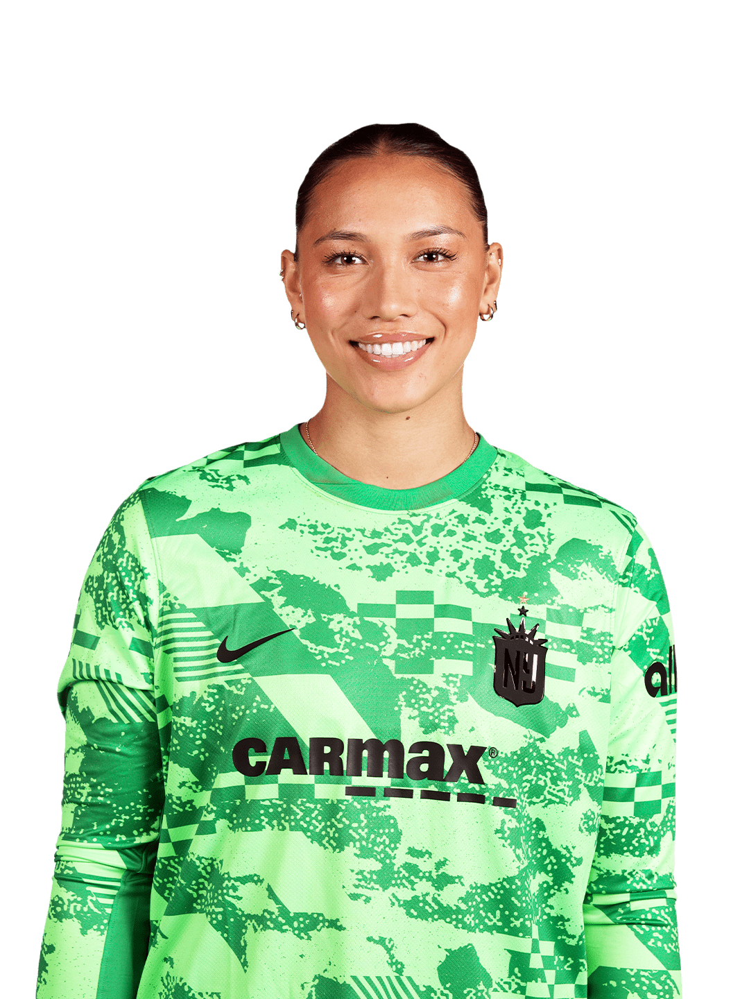 Teagan Wy poses for a portrait during Gotham FC Media Day.