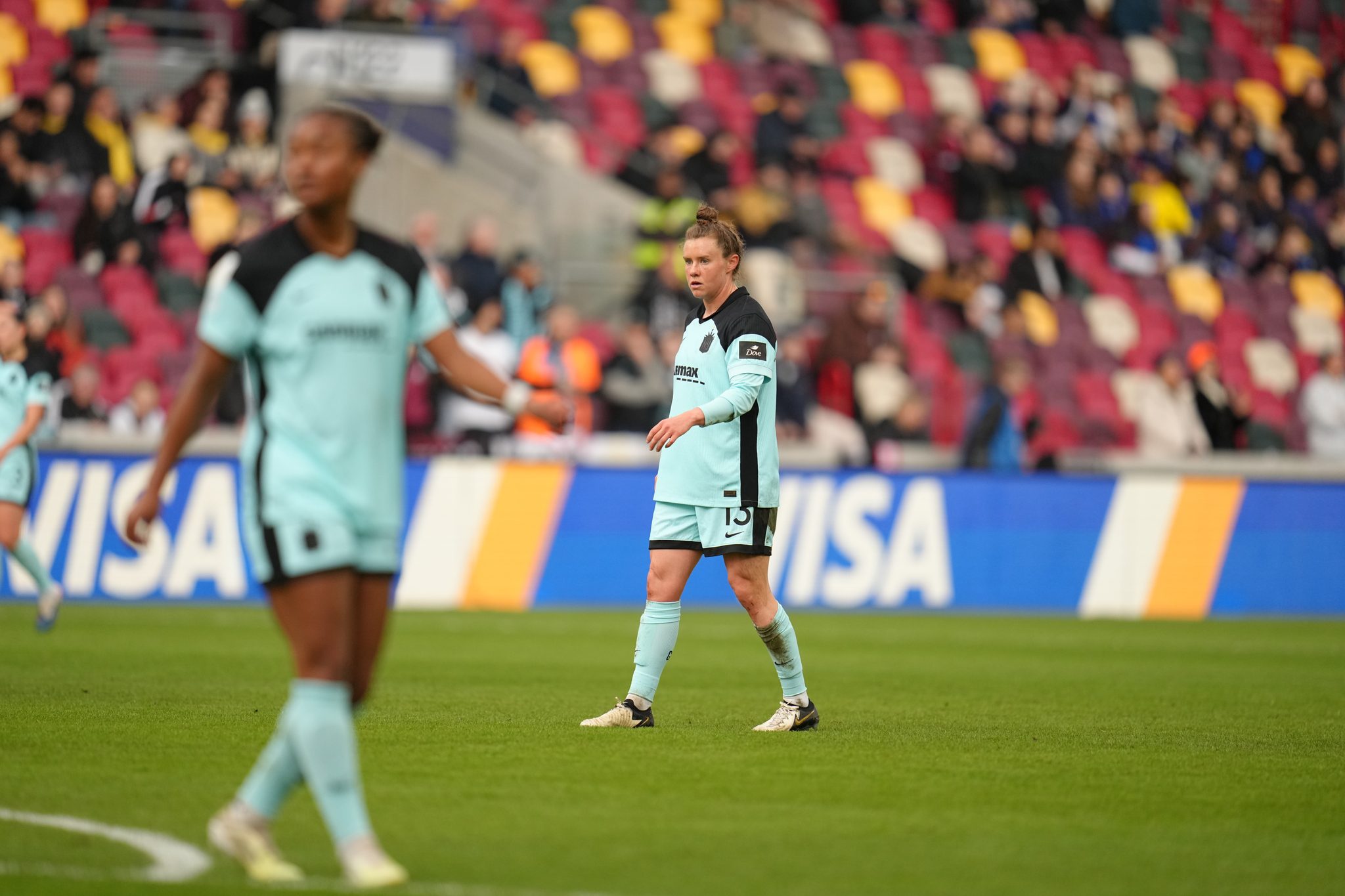 Gotham FC midfielder Savannah McCaskill in action.