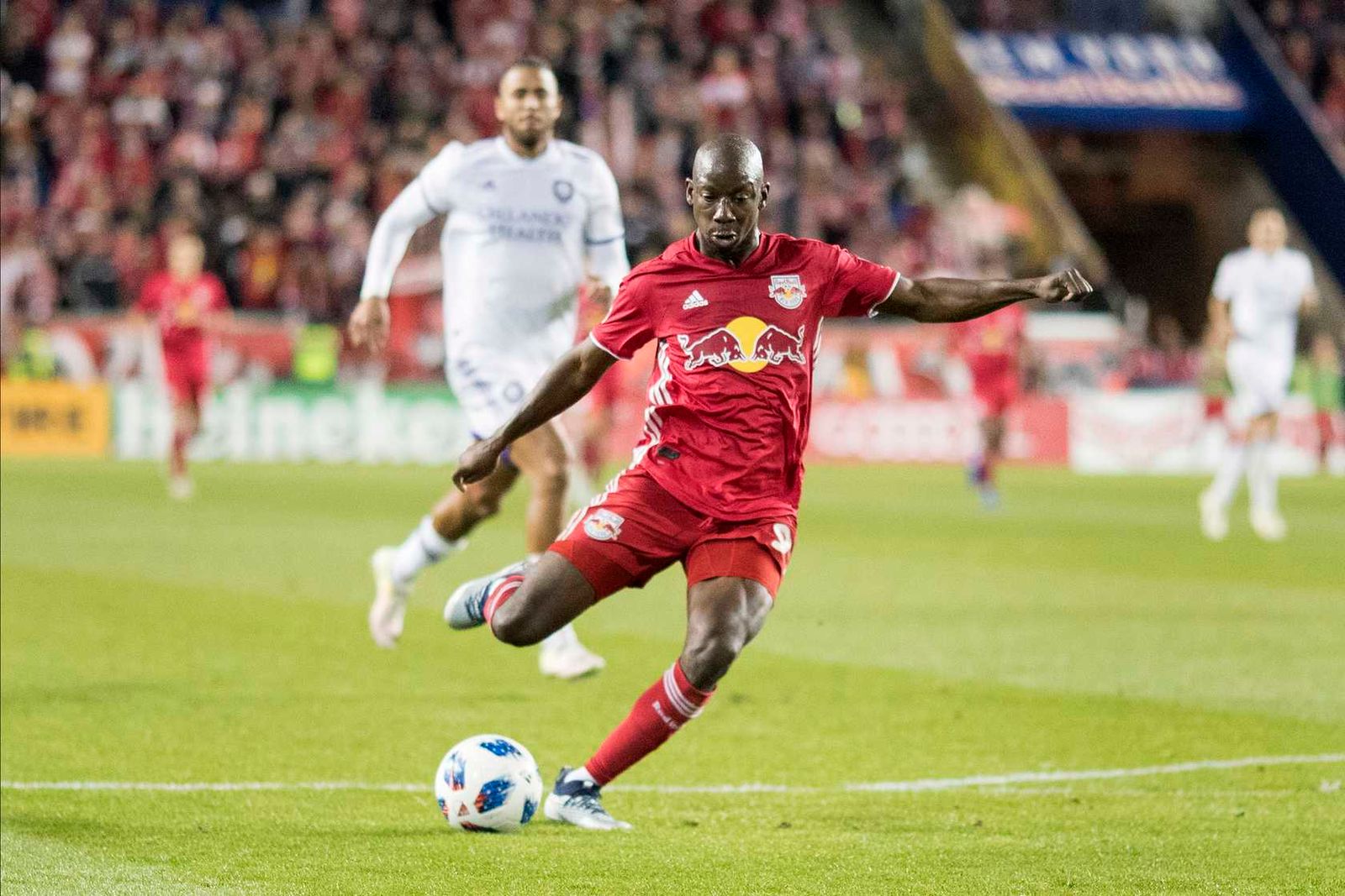 Bradley Wright-Phillips in action for Red Bull New York.