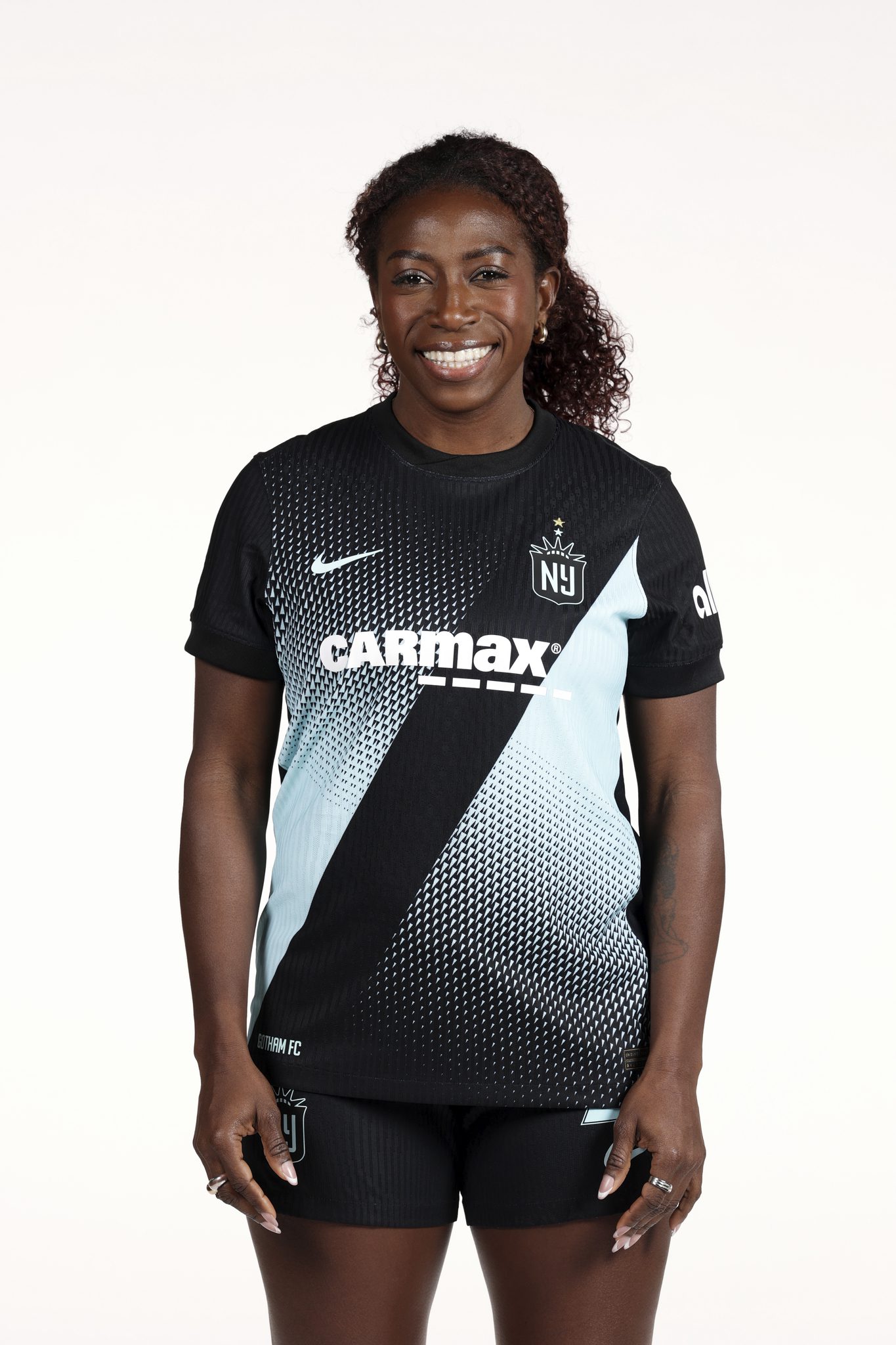Gotham FC defender Mandy Freeman poses for a portrait.