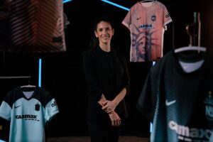 Gotham FC general manager Yael Averbuch West poses during 2026 media day.