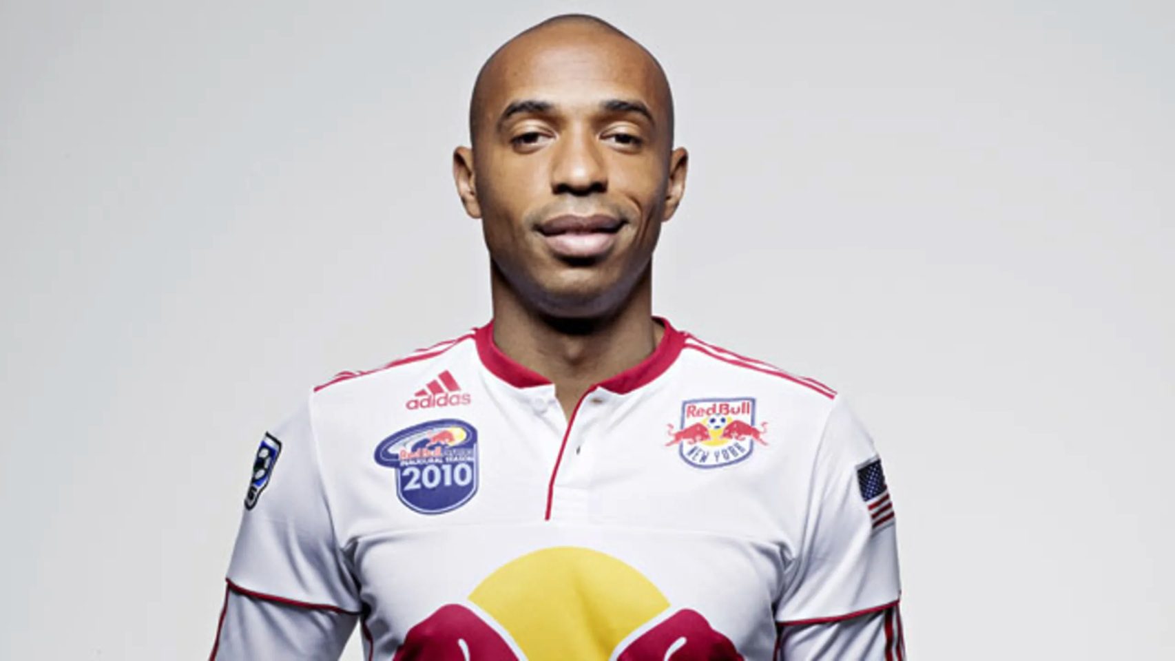 Red Bull New York forward Thierry Henry poses for a portrait.