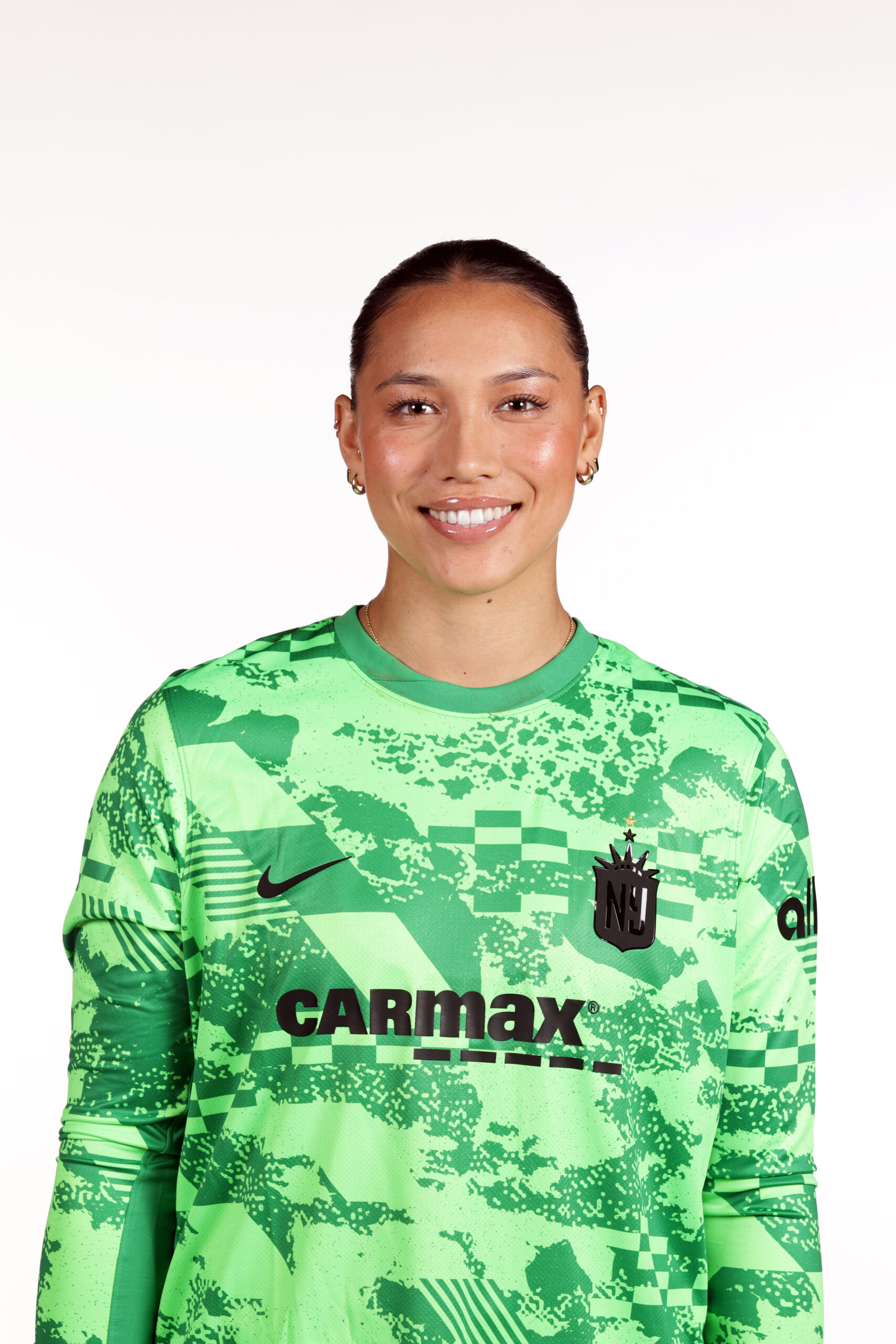 Teagan Wy poses for a portrait during Gotham FC Media Day.