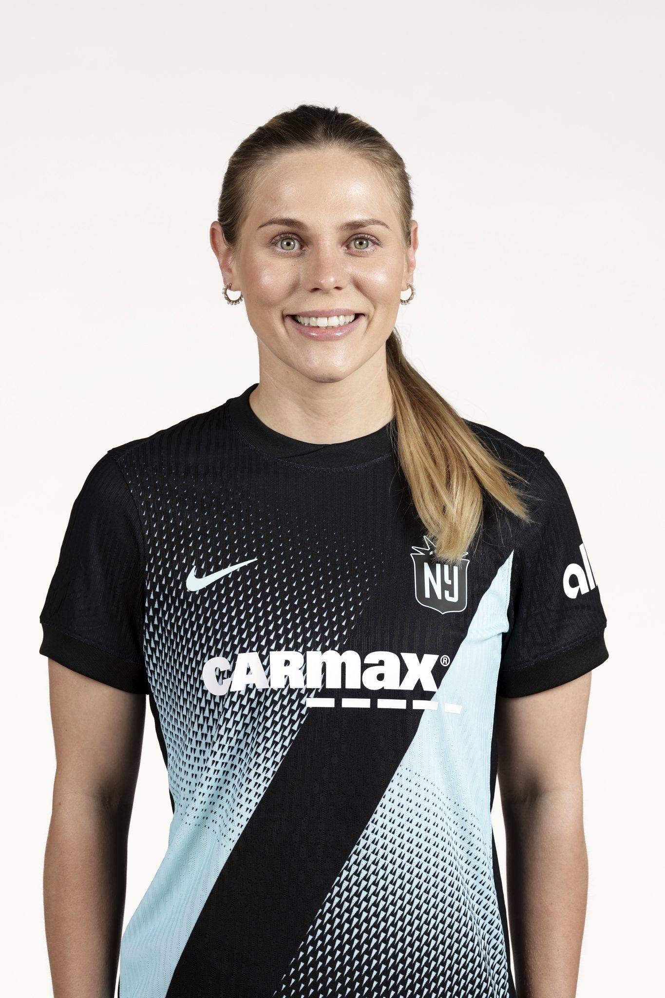Taryn Torres poses for a portrait during Gotham FC Media Day.