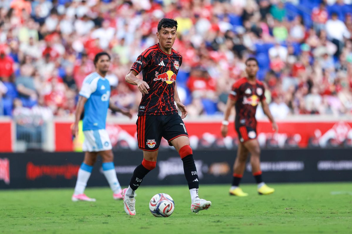 Forward Jorge Ruvalcaba in action for Red Bull New York.