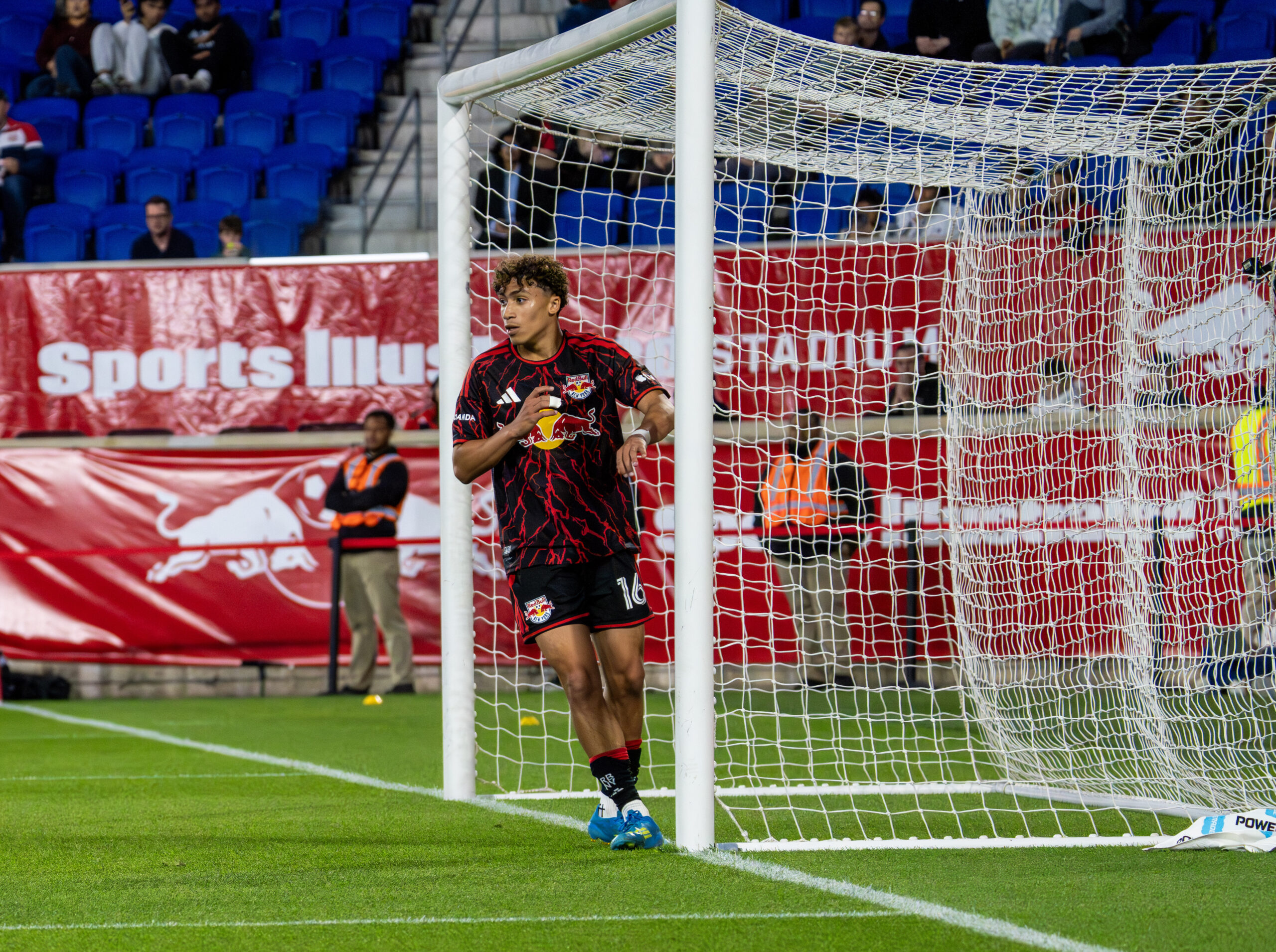 Forward Julian Hall in action for Red Bull New York.