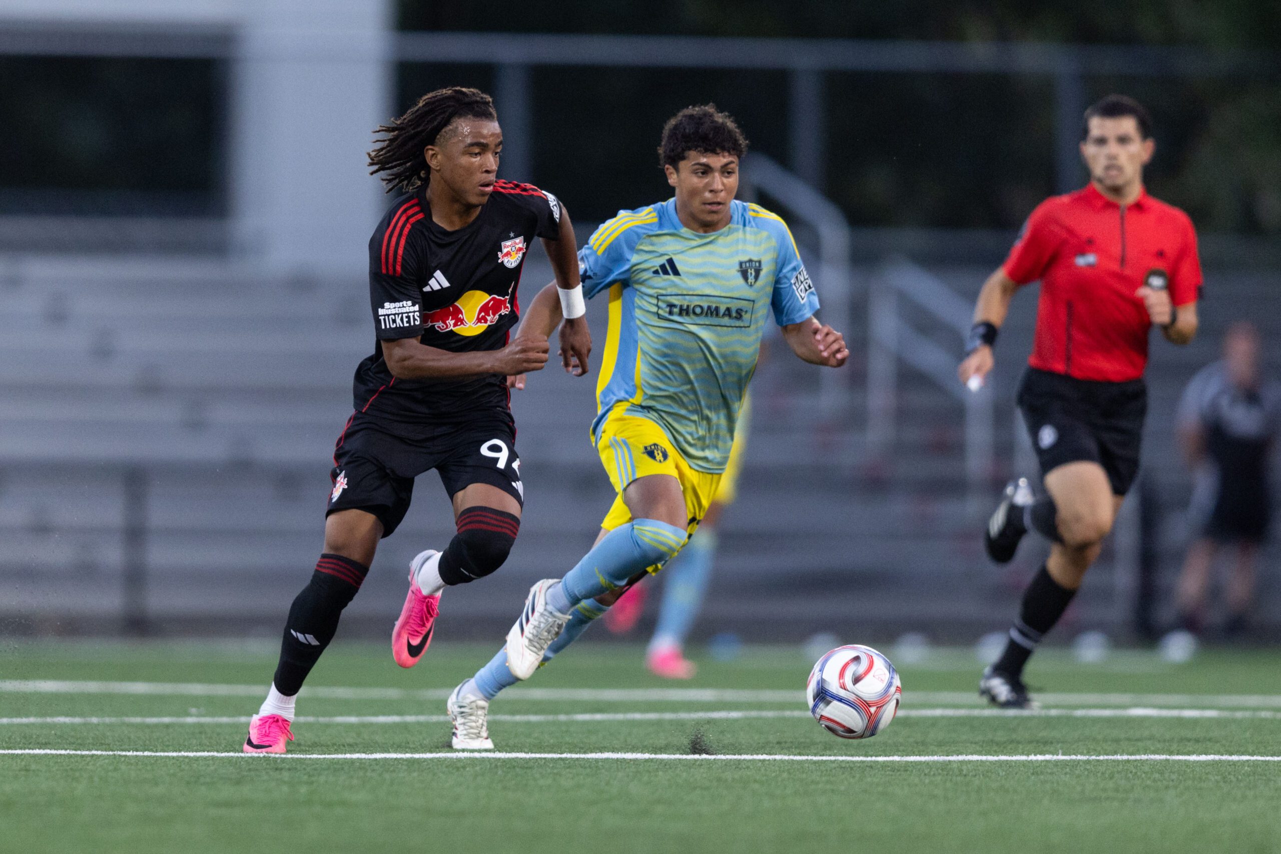 Sean Baitinger in action for Red Bull New York II. (Photo courtesy of Red Bull New York)